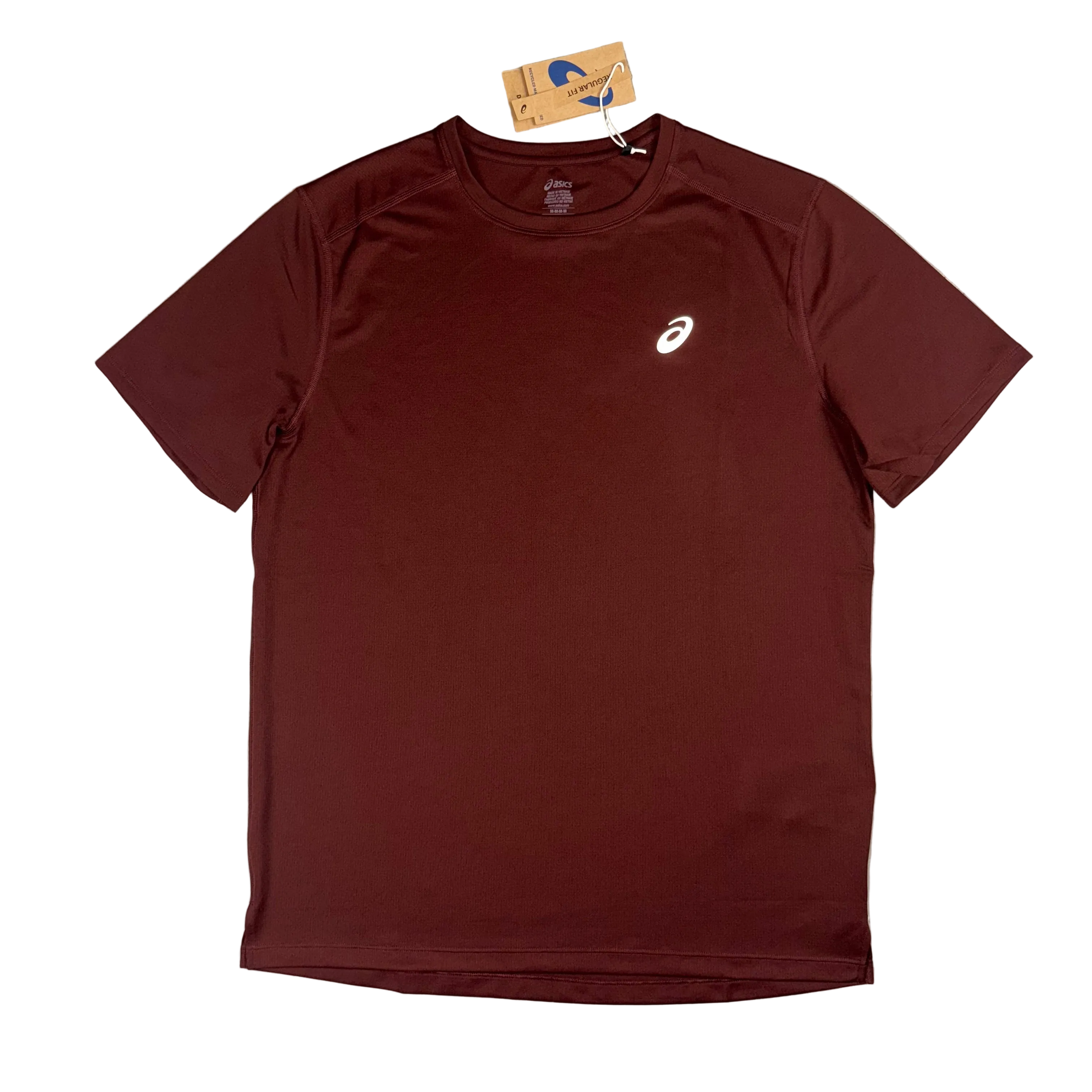 ASICS T-SHIRT - DARK RED