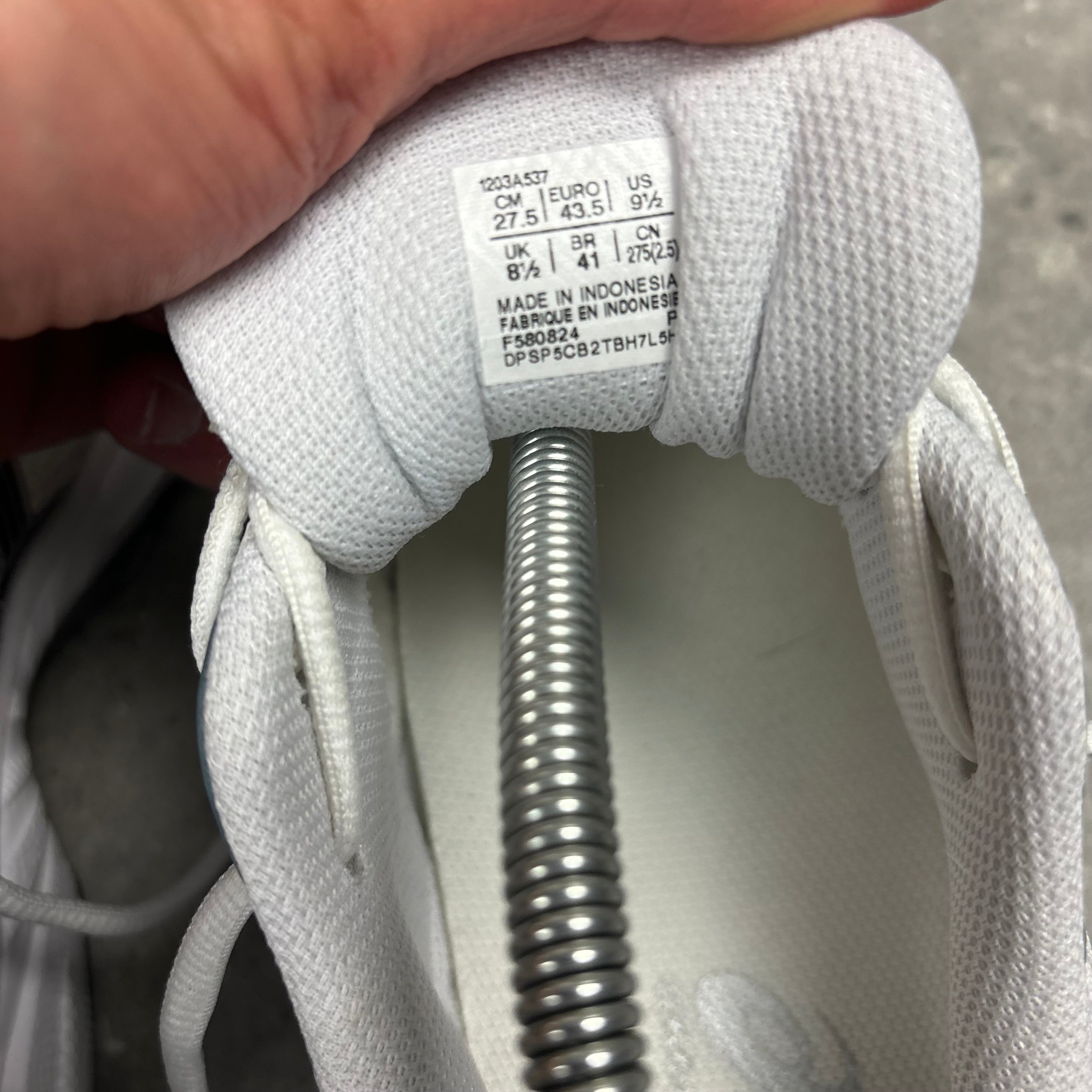 ASICS GEL KAYANO 14 WHITE FJORD GREY - (UK8.5)