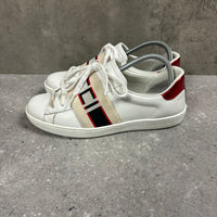 GUCCI TRAINERS WHITE - (EU 40 / UK 6)