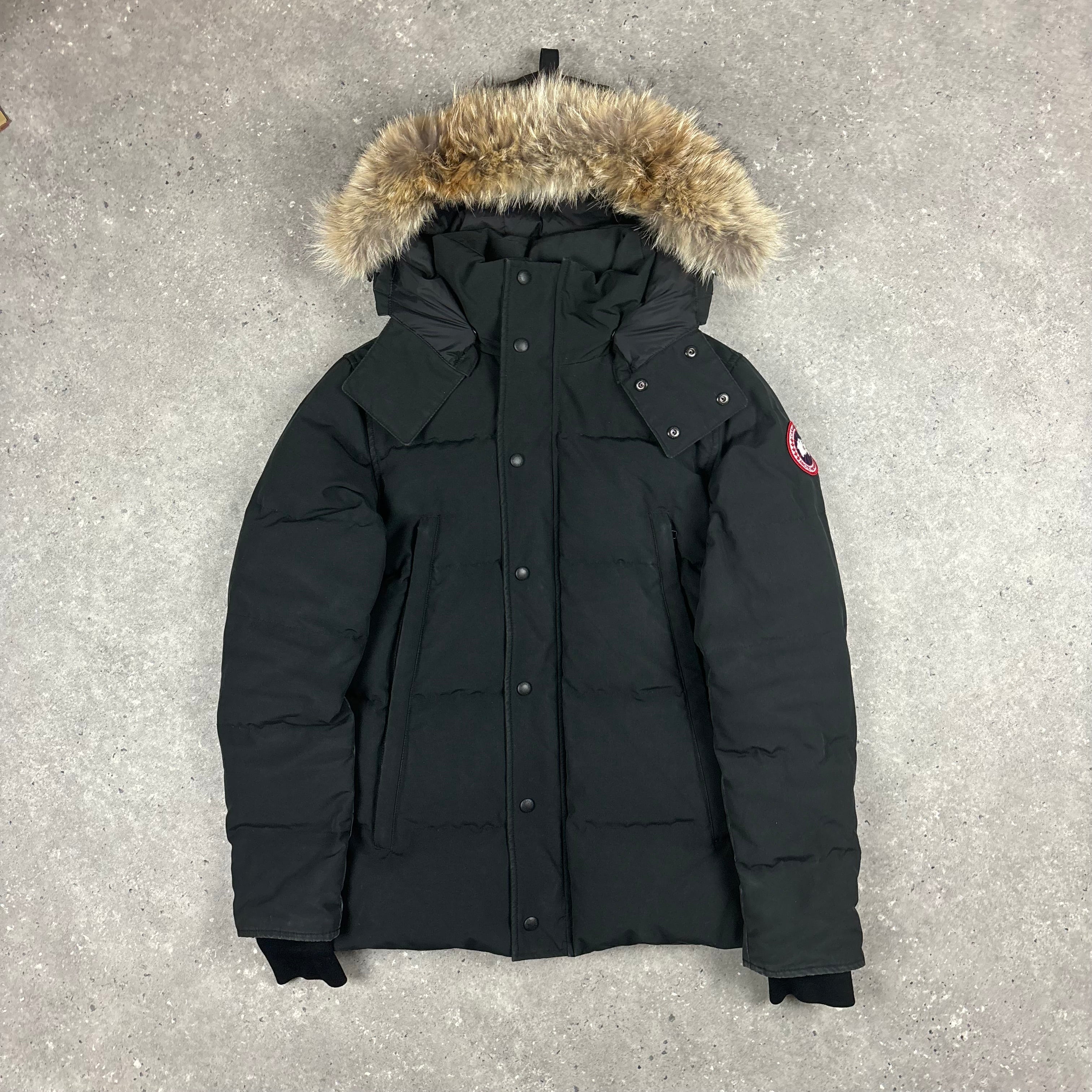 CANADA GOOSE WYNDHAM PARKA BLACK - (S)