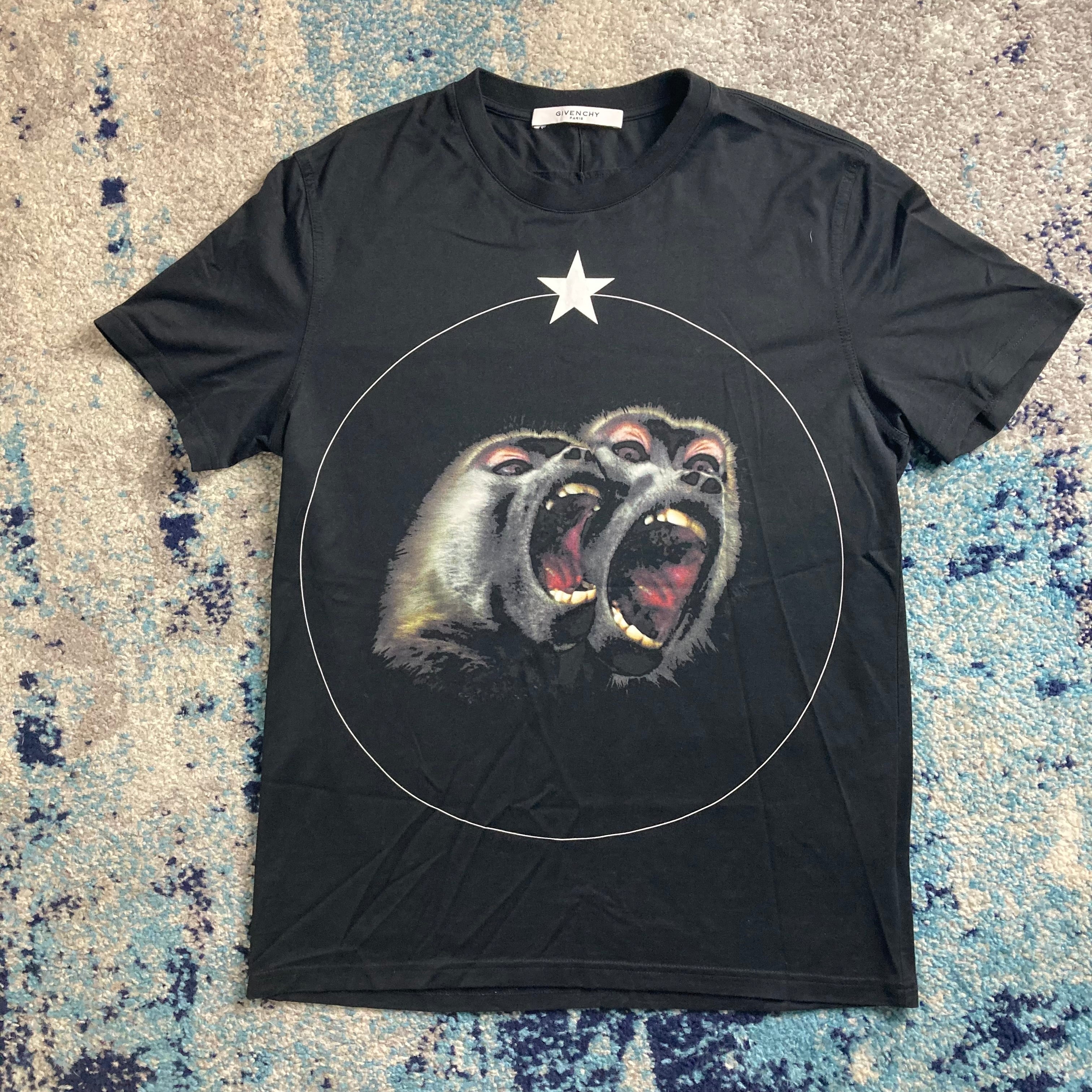 GIVENCHY MONKEY TEE FITS M L