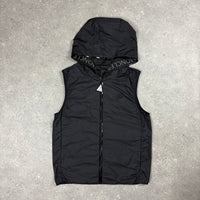 MONCLER PAKITO GILET BLACK - 2 (M)