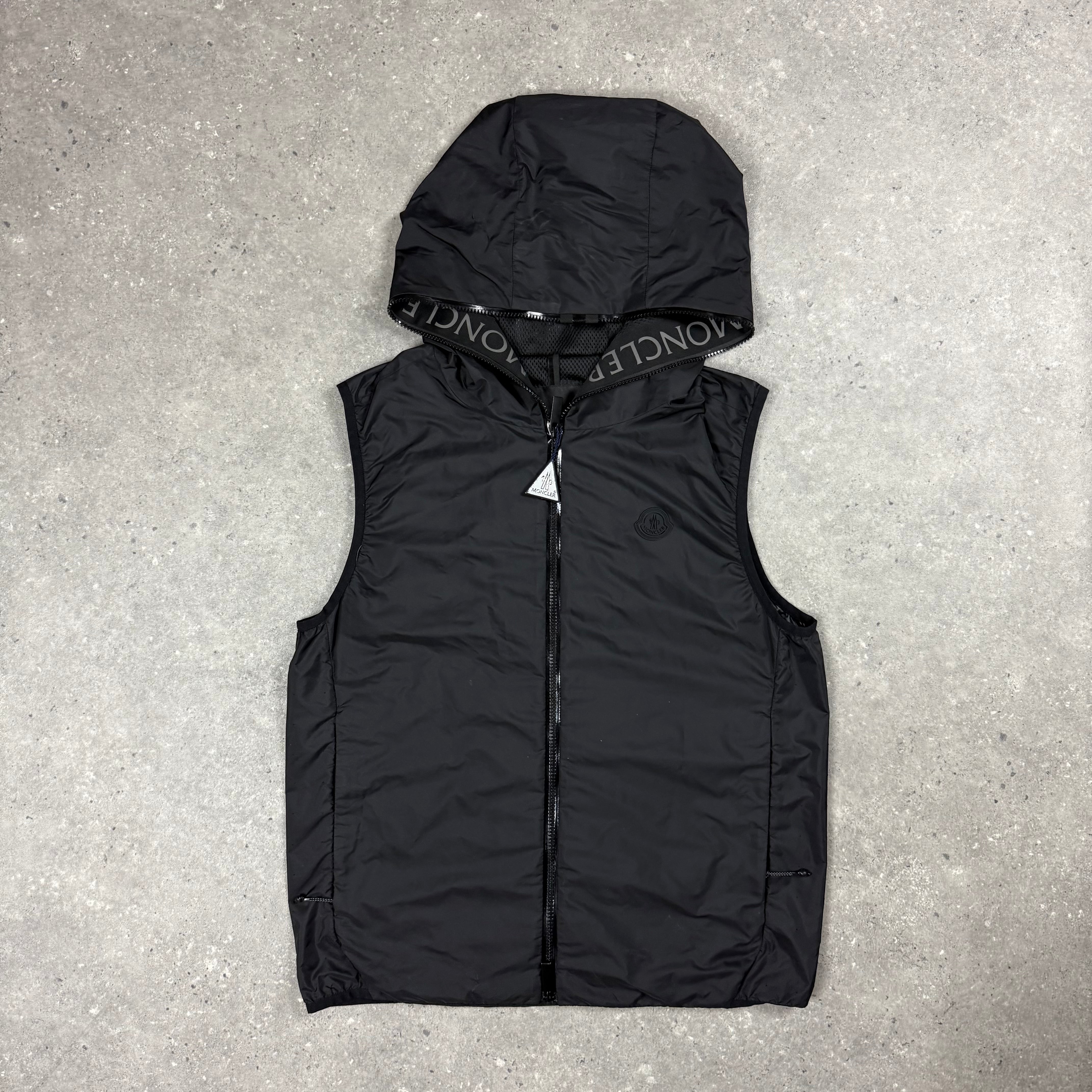 MONCLER PAKITO GILET BLACK - 2 (M)