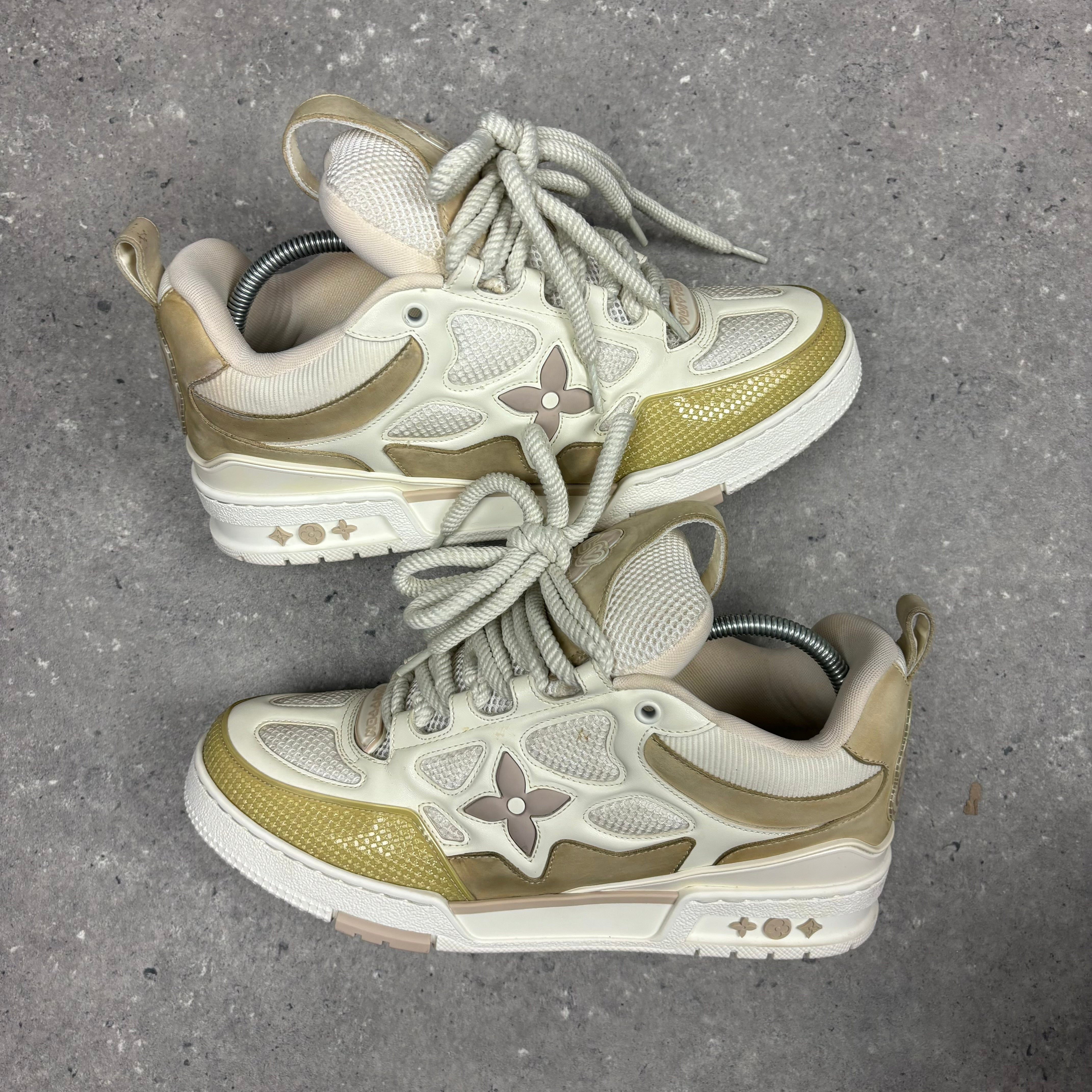 LOUIS VUITTON SKATES BEIGE - EU42 ( FITS UK 9 )
