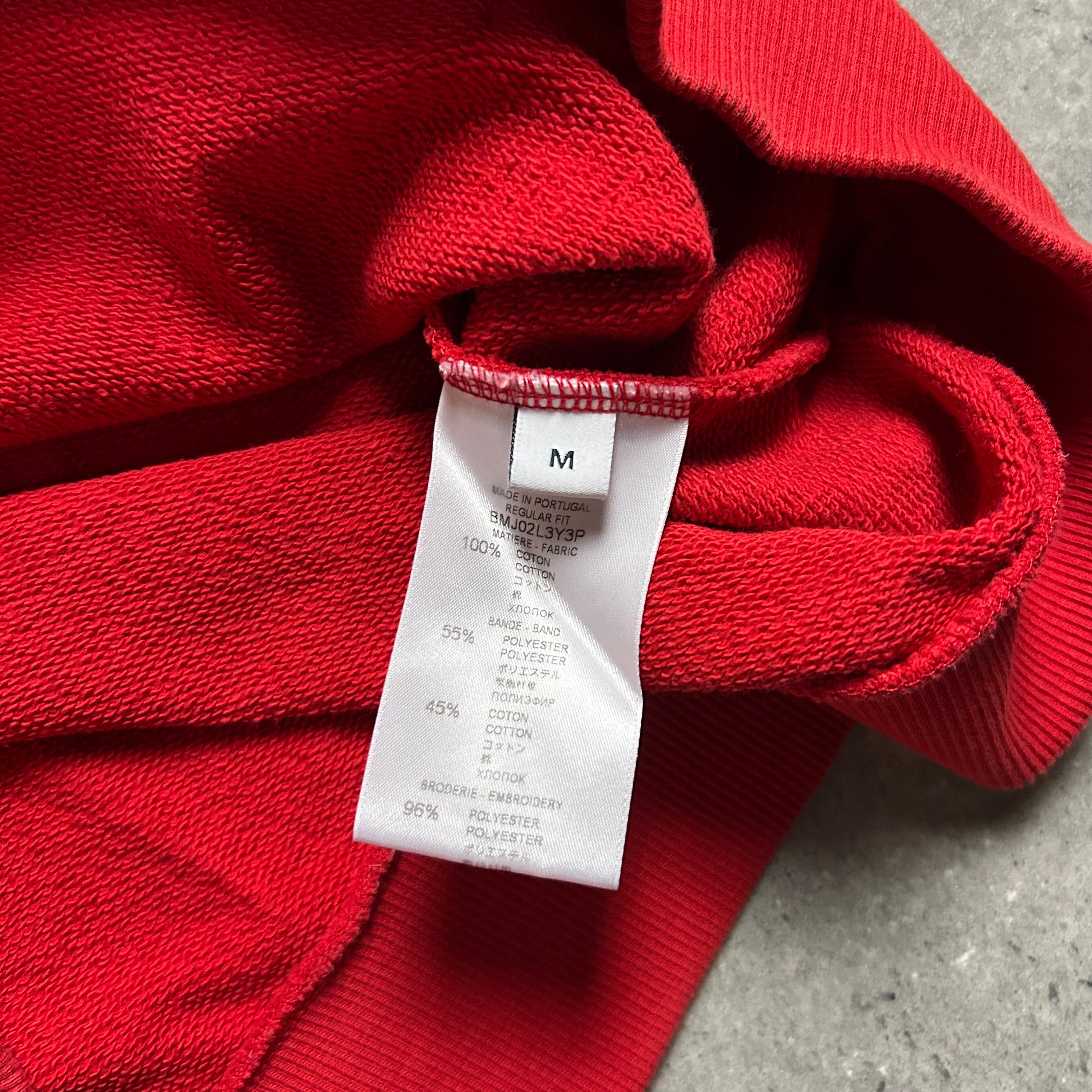 GIVENCHY HOODIE RED - (M)