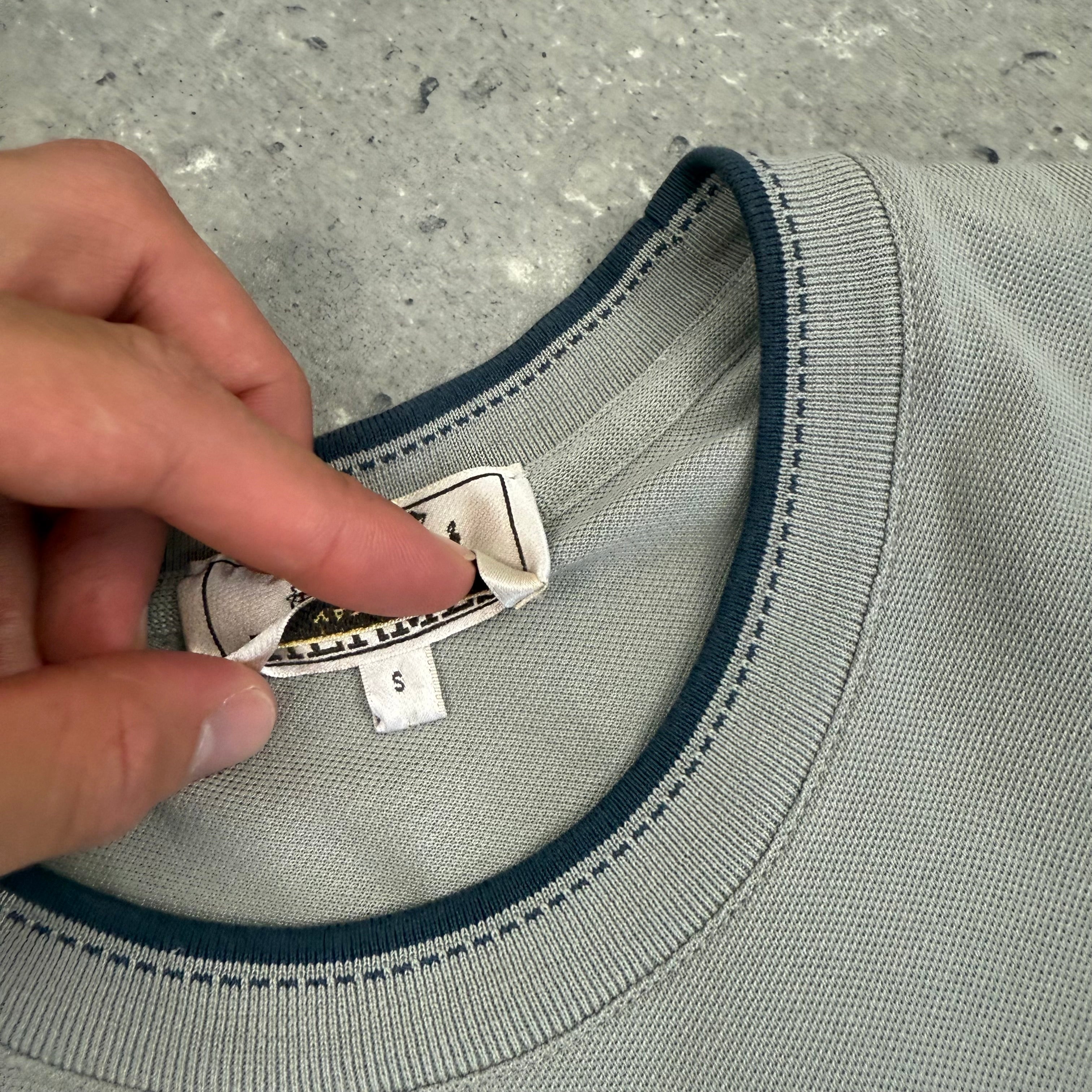 HERMES POCKET T-SHIRT GREY - (S)