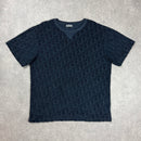 DIOR TOWEL T-SHIRT NAVY - (M)