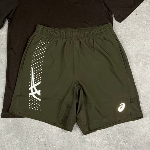 ASICS ICON 7” SHORTS BROWN STONE
