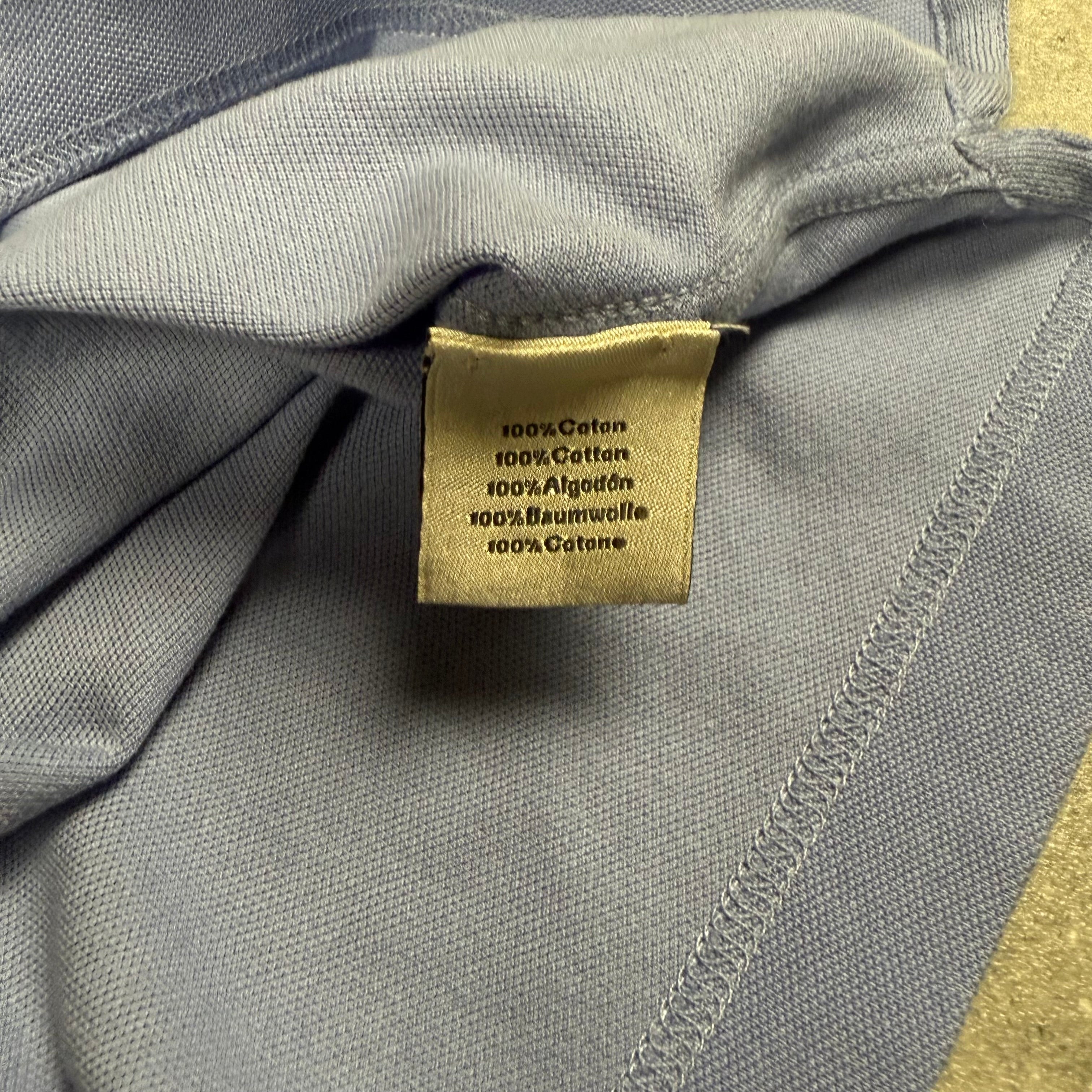 HERMES “H” T-SHIRT BLUE - (M)