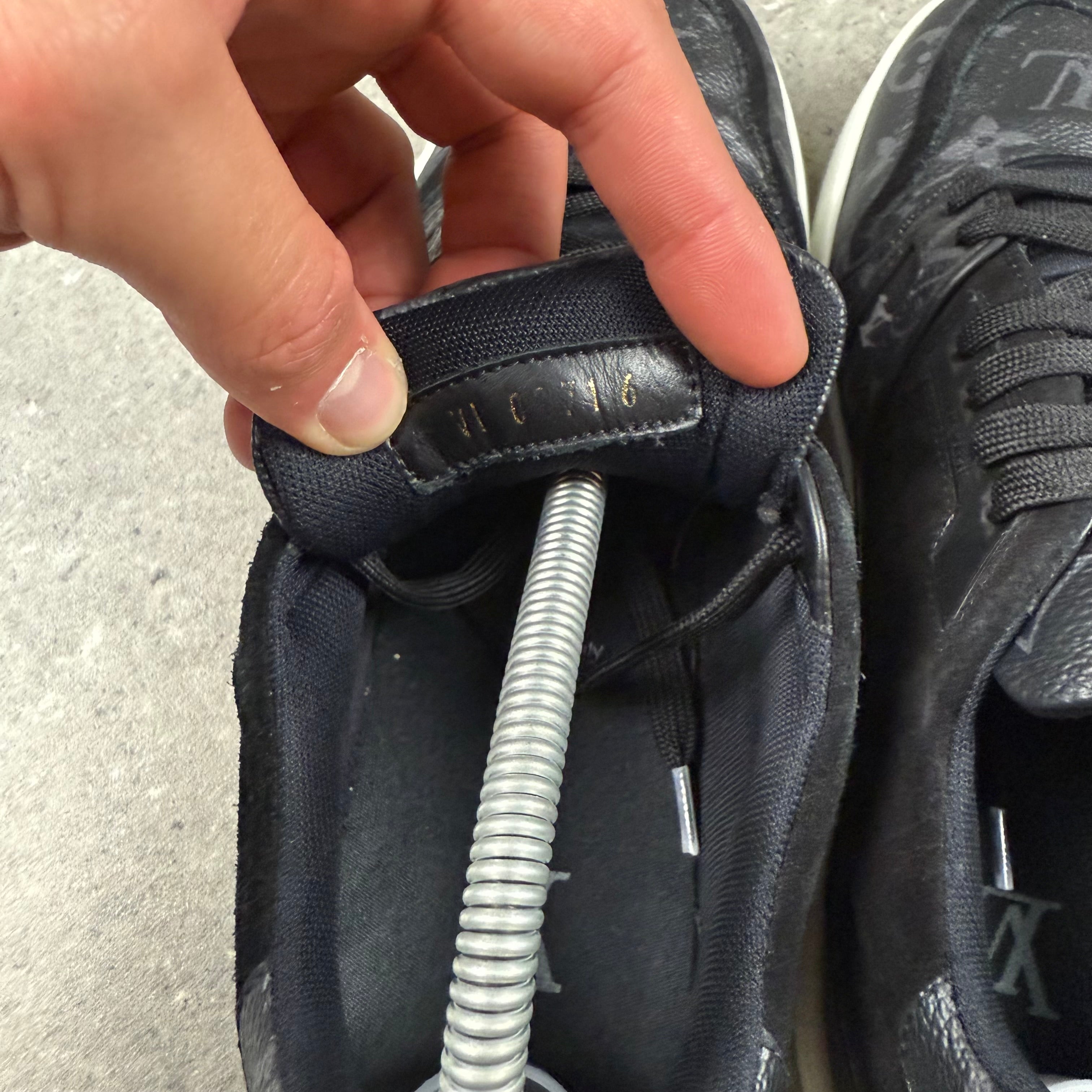 LOUIS VUITTON MONOGRAM ECLIPSE SNEAKERS - EU40 (FITS UK 7)