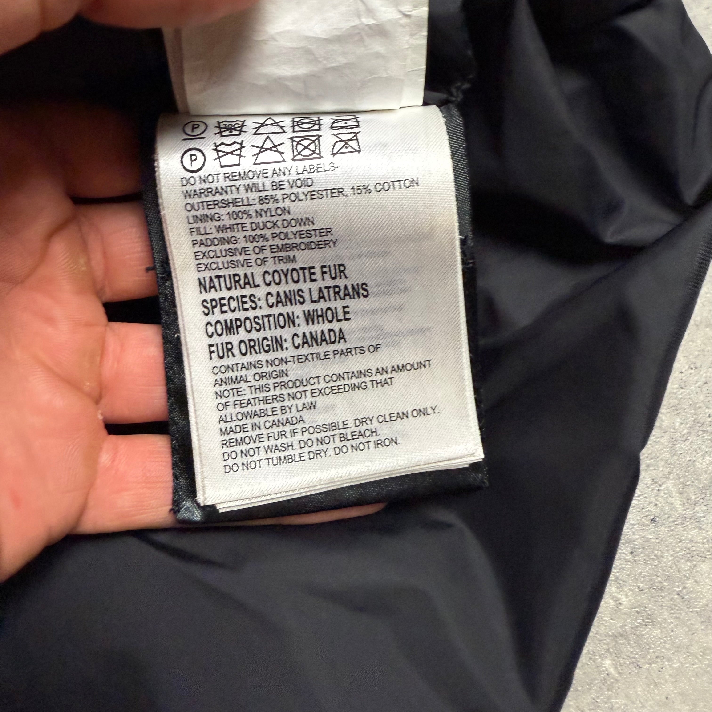 CANADA GOOSE CARSON PARKA NAVY - FUSION (S)