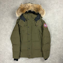 CANADA GOOSE WYNDHAM PARKA KHAKI - (S)