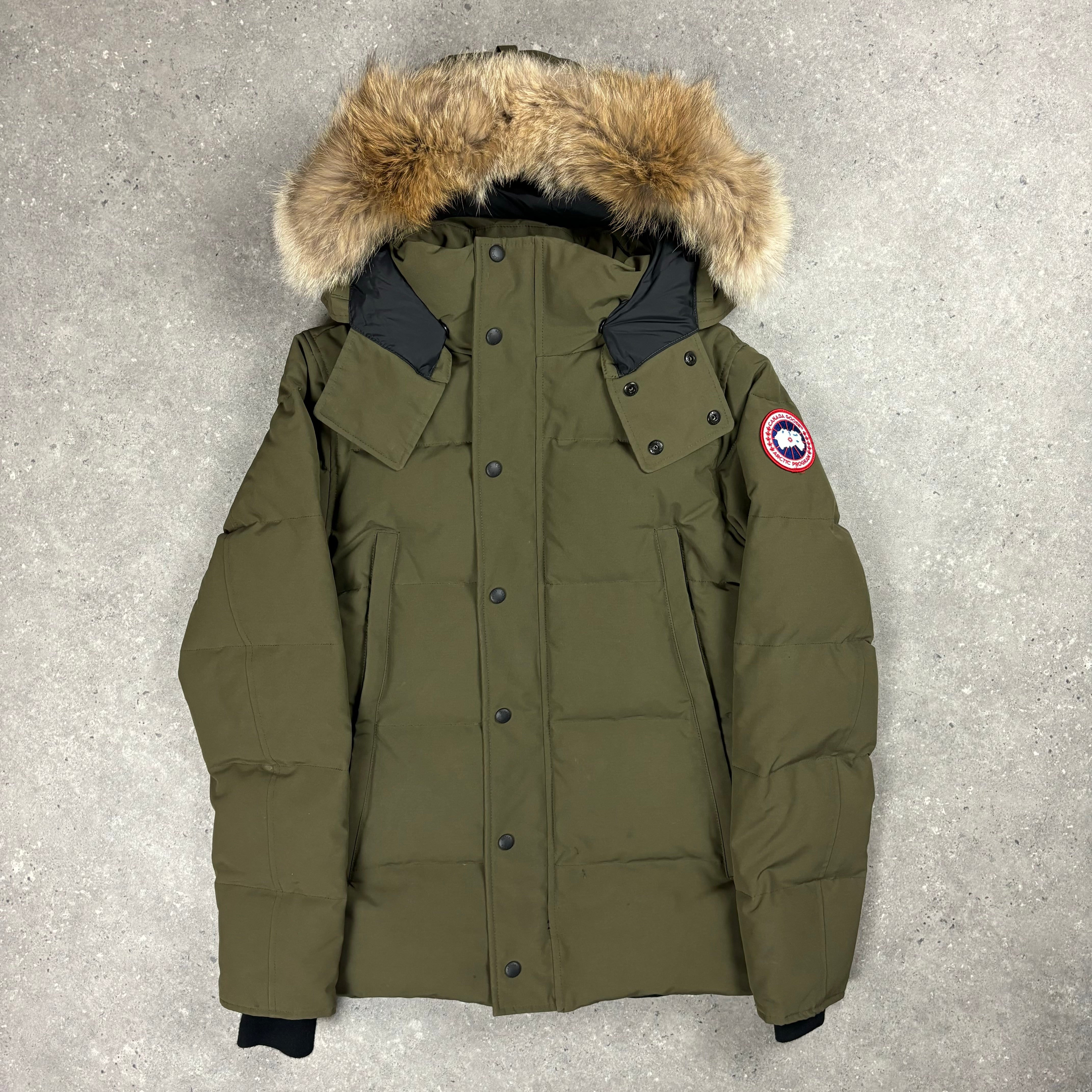 CANADA GOOSE WYNDHAM PARKA KHAKI - (S)