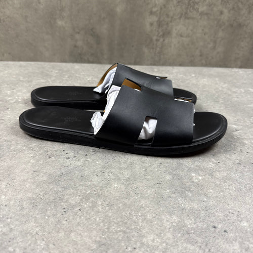 HERMES IZMIR SANDALS BLACK  - (EU43 / UK9)