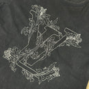 LOUIS VUITTON NAVY FLORAL T-SHIRT - (XL)