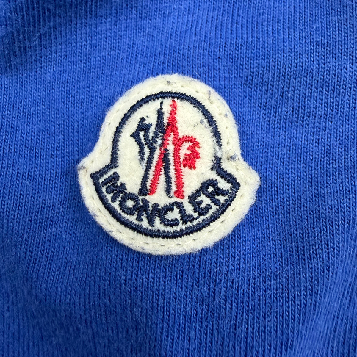 MONCLER T-SHIRT BLUE - (M)