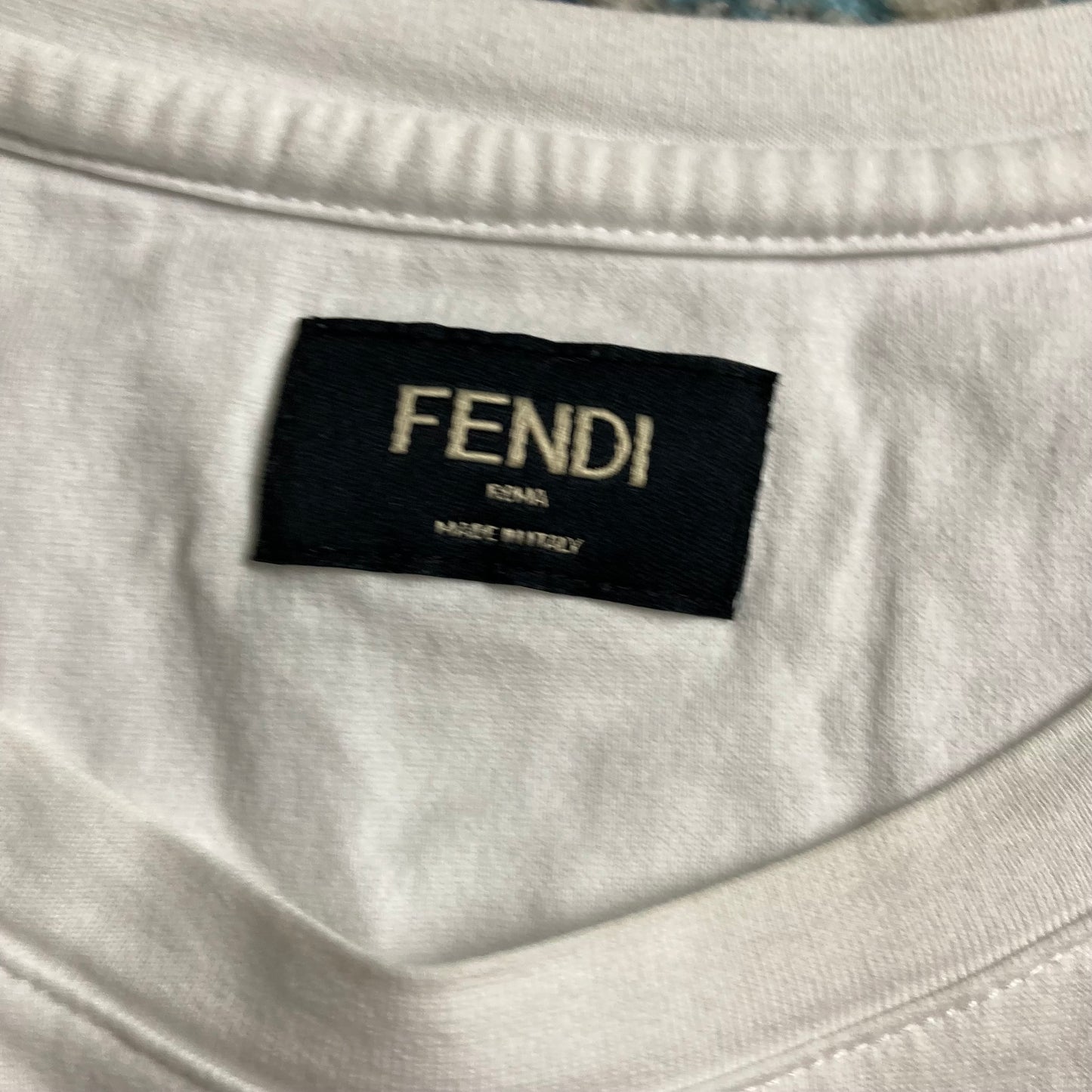 FENDI BUG EYE TEE - WHITE (FITS S)