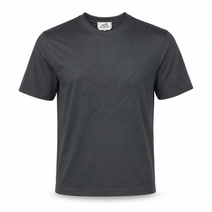 HERMES T-SHIRT DARK GREY - (S)