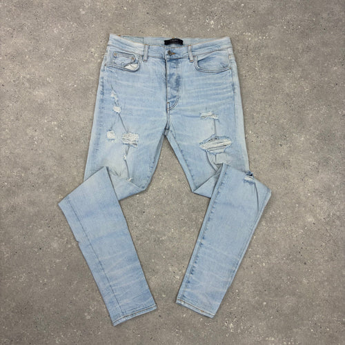 AMIRI JEANS LIGHT BLUE - (34”)