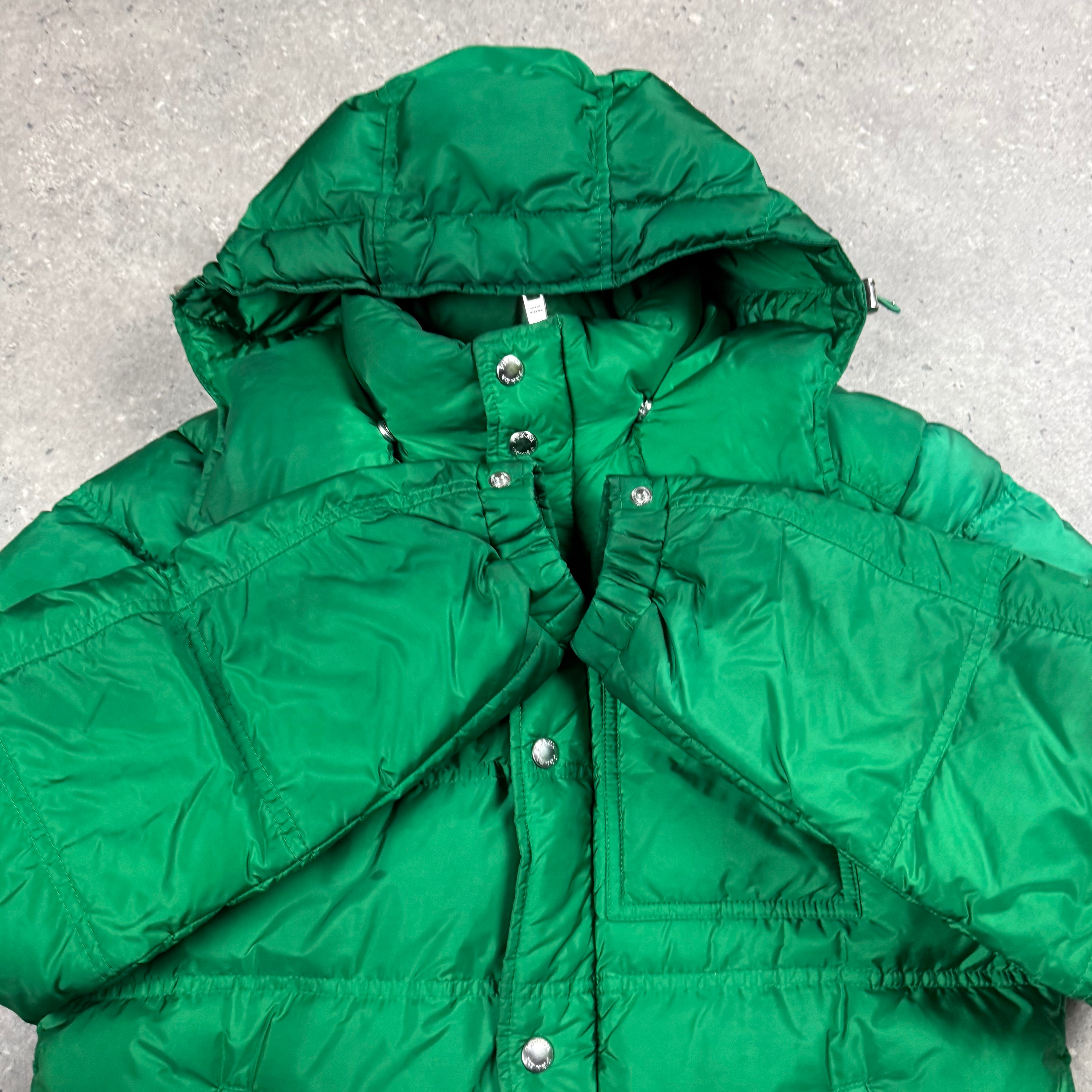 PRADA PUFFER JACKET GREEN - (S)