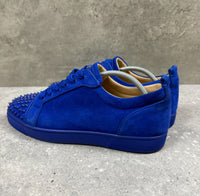 LOUBOUTIN LOW SPIKE BLUE - (EU43.5 / UK9.5)