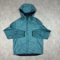 PRADA REVERSIBLE NYLON JACKET NAVY - (S)