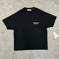 ESSENTIALS SS25 T-SHIRT - JET BLACK
