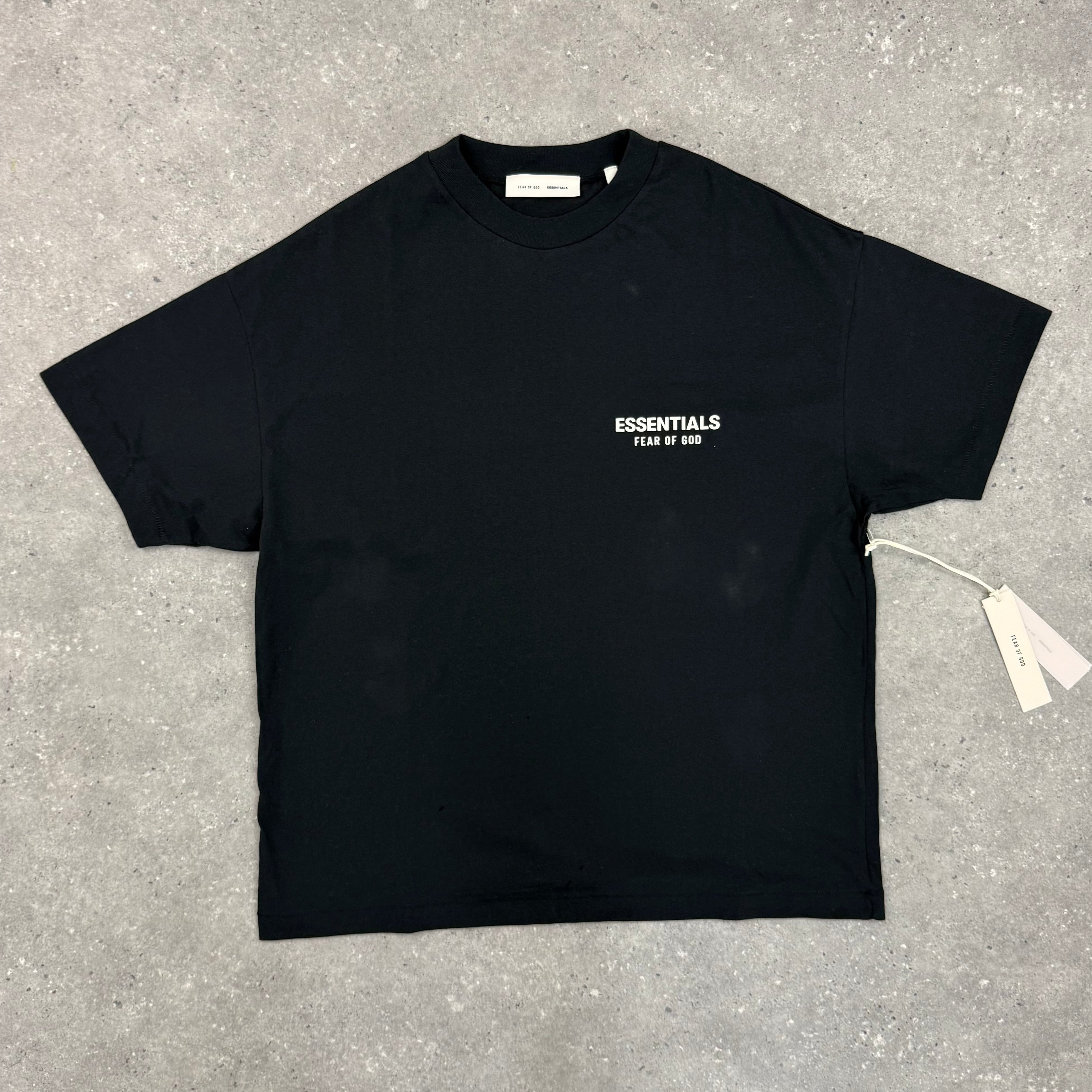 ESSENTIALS SS25 T-SHIRT - JET BLACK