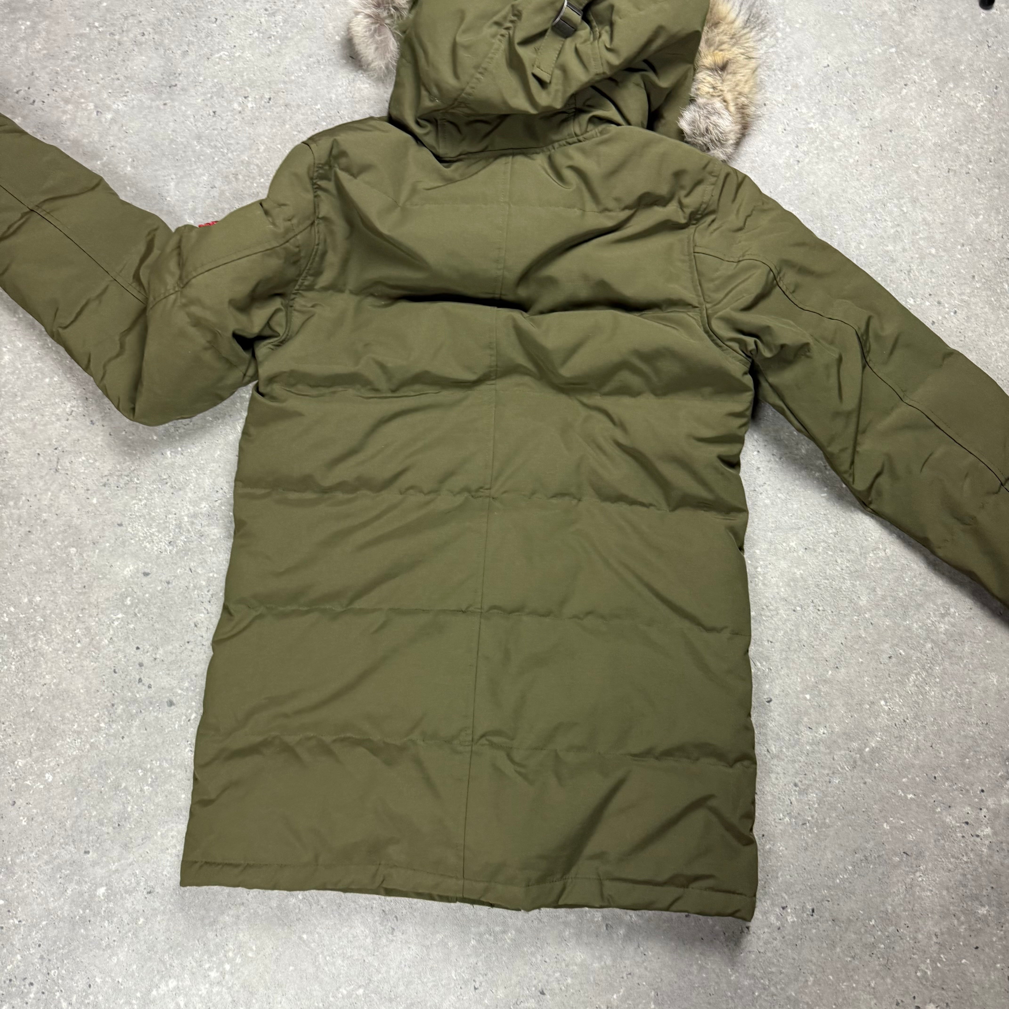 CANADA GOOSE CARSON PARKA MILITARY GREEN  - (S)