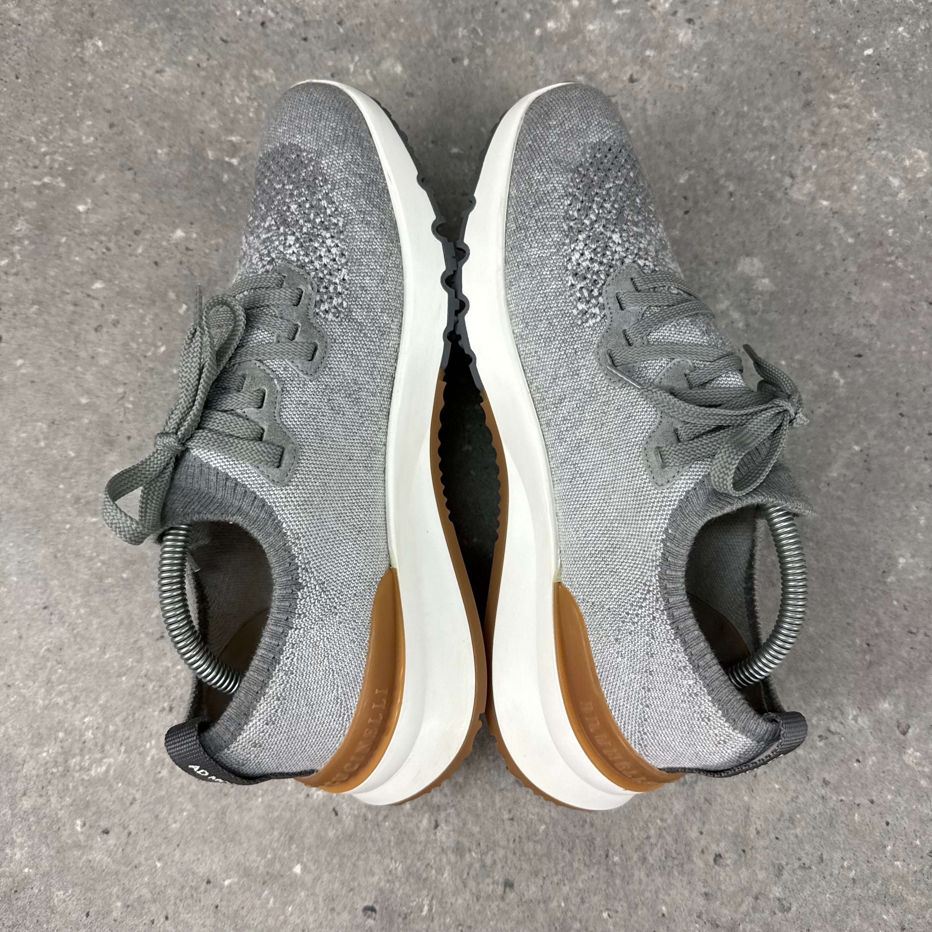 BRUNELLO CUCINELLI KNIT LACE UP SNEAKERS - (EU43 / UK9)