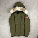 CANADA GOOSE CARSON PARKA MILITARY GREEN  - (S)