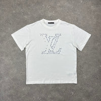LOUIS VUITTON STITCH PRINT T-SHIRT - (L)