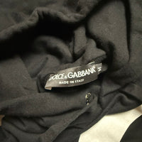 DOLCE & GABBANA DG HOODIE BLACK - (M)
