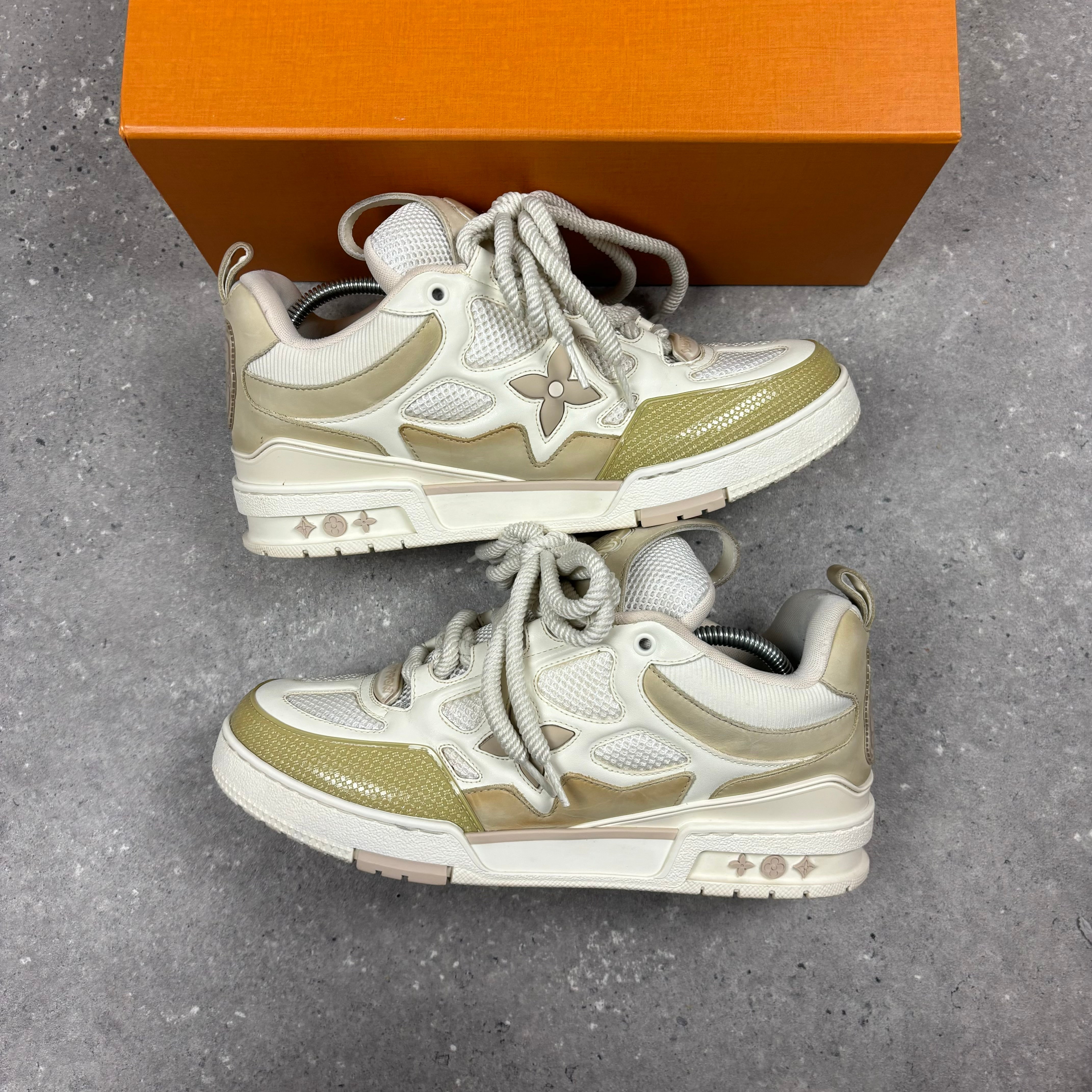 LOUIS VUITTON BEIGE SKATES EU43.5 (FITS UK10.5)