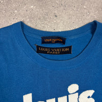 LOUIS VUITTON BLUE T-SHIRT - (L)