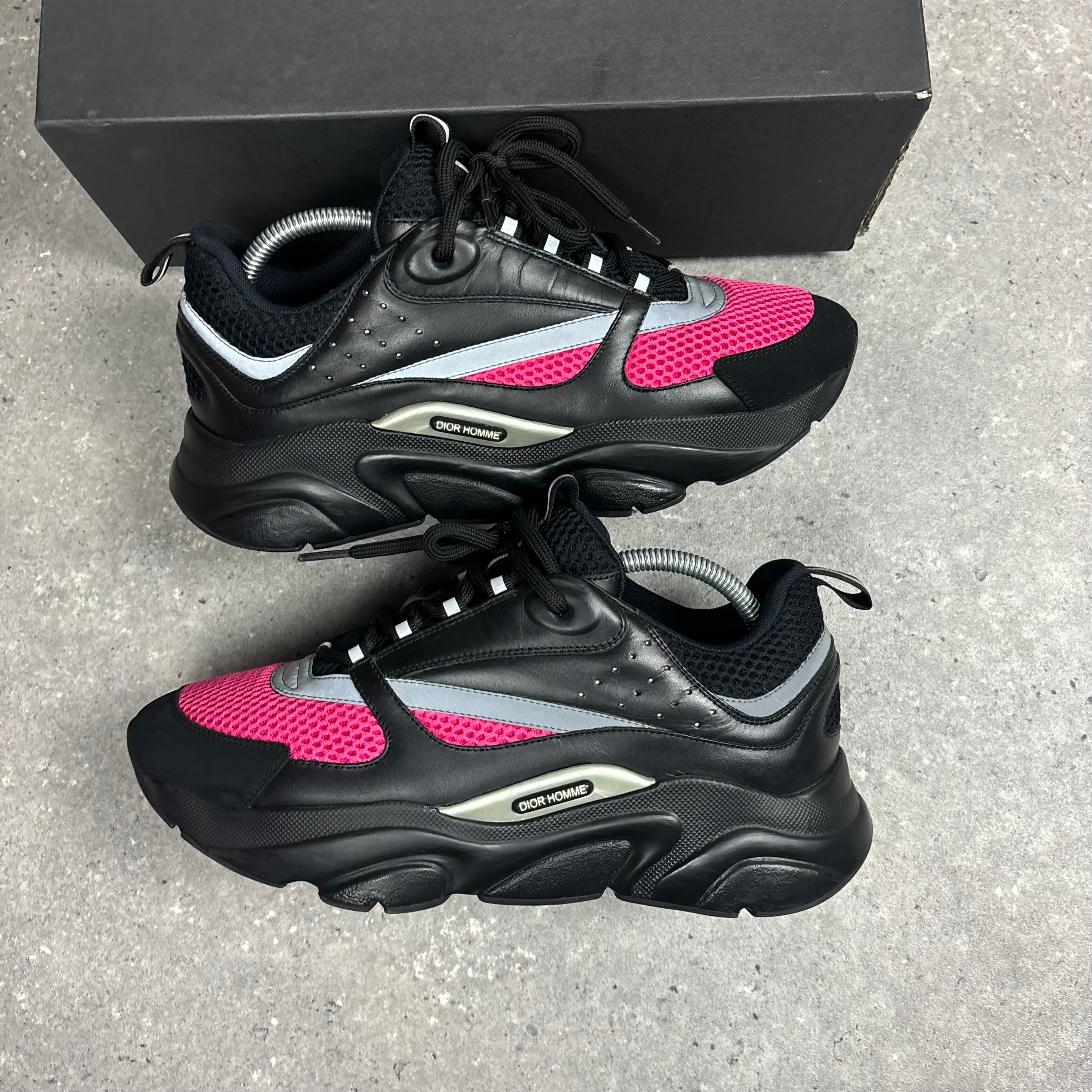 DIOR B22 BLACK / PINK - (EU42 / UK8)