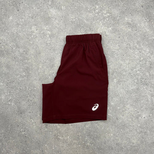 ASICS SPORT 7” SHORTS - DARK RED