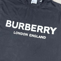 BURBERRY LOGO T-SHIRT BLACK - (M)