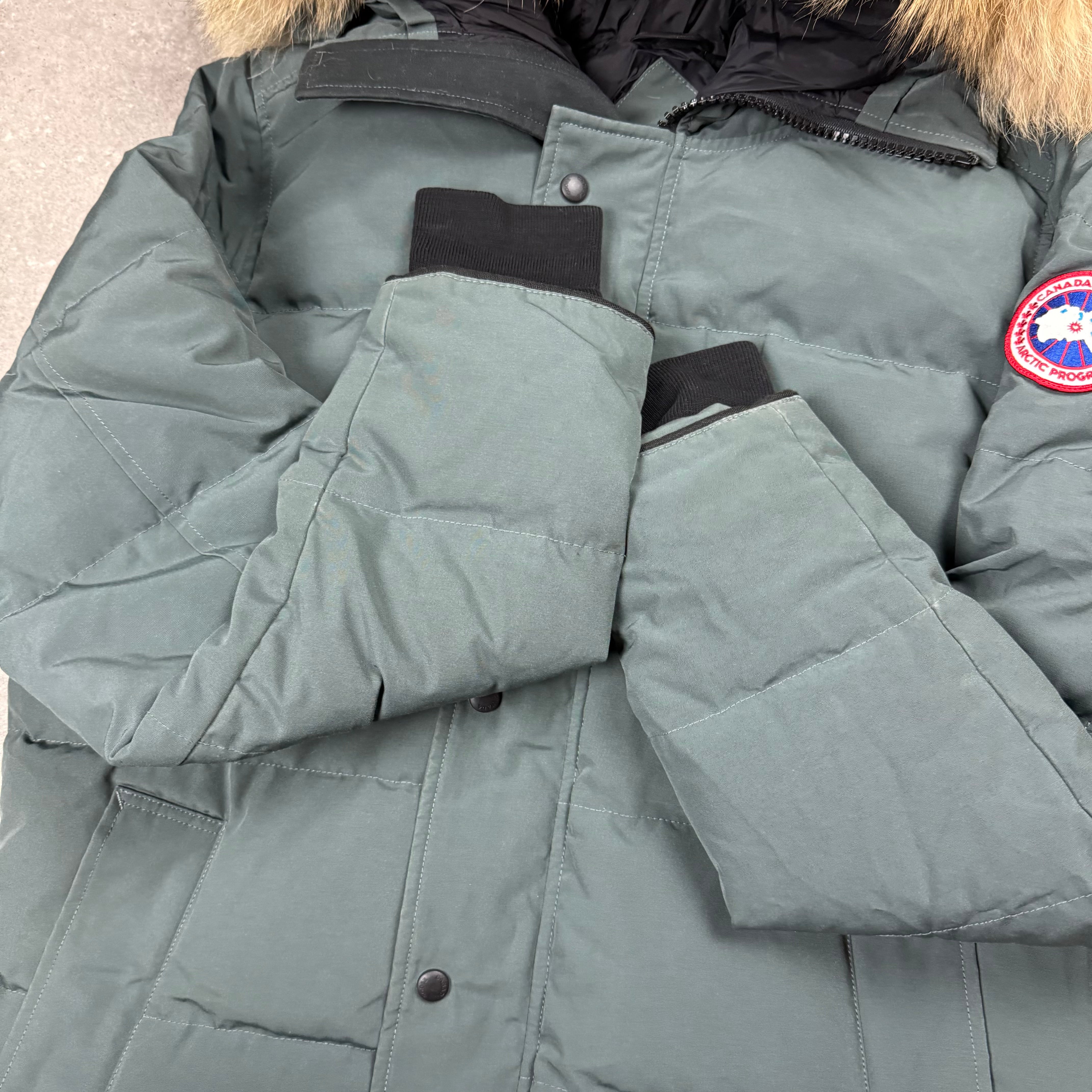 CANADA GOOSE CARSON PARKA SLATE GREEN - (L)