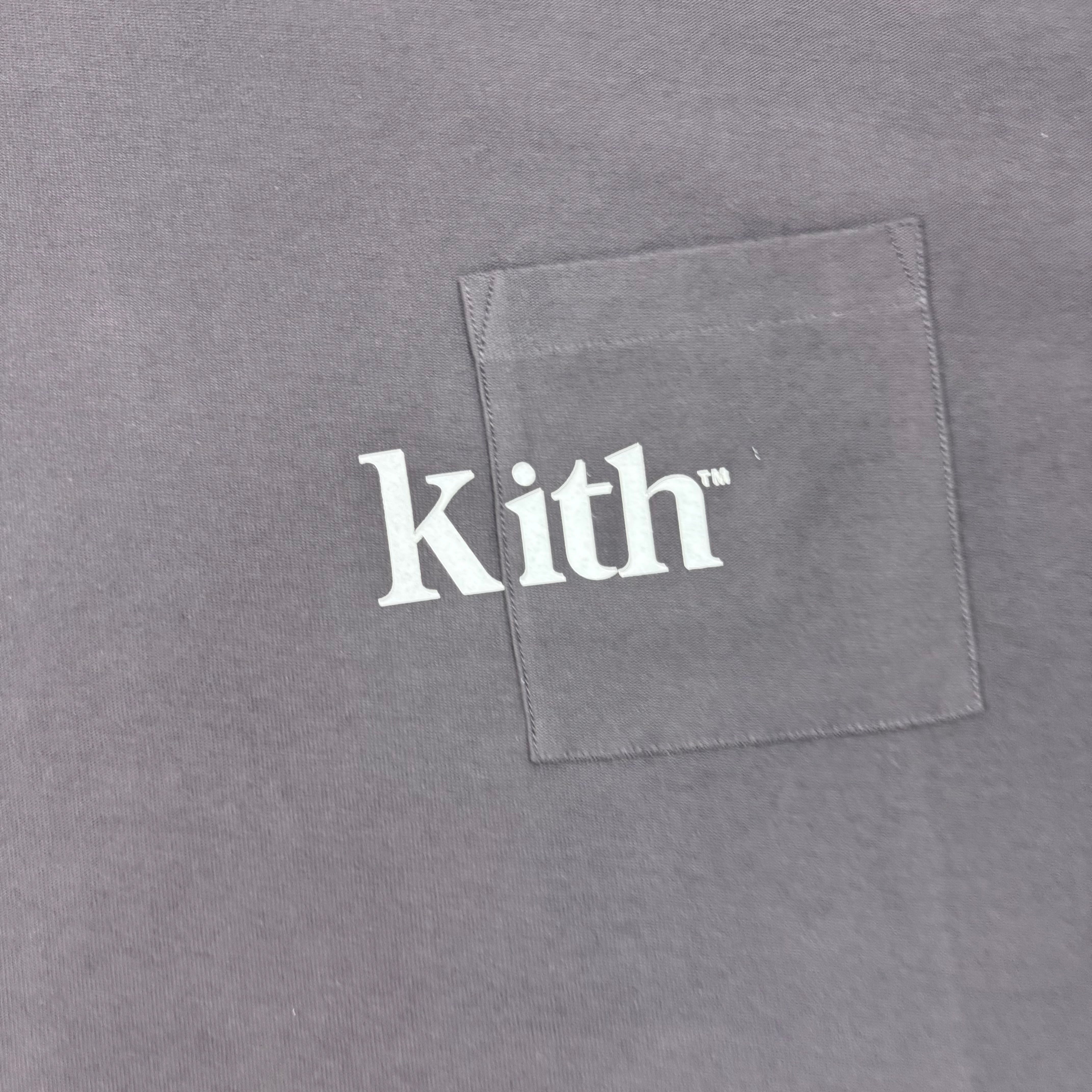KITH QUINN T-SHIRT - BLACK / WHITE