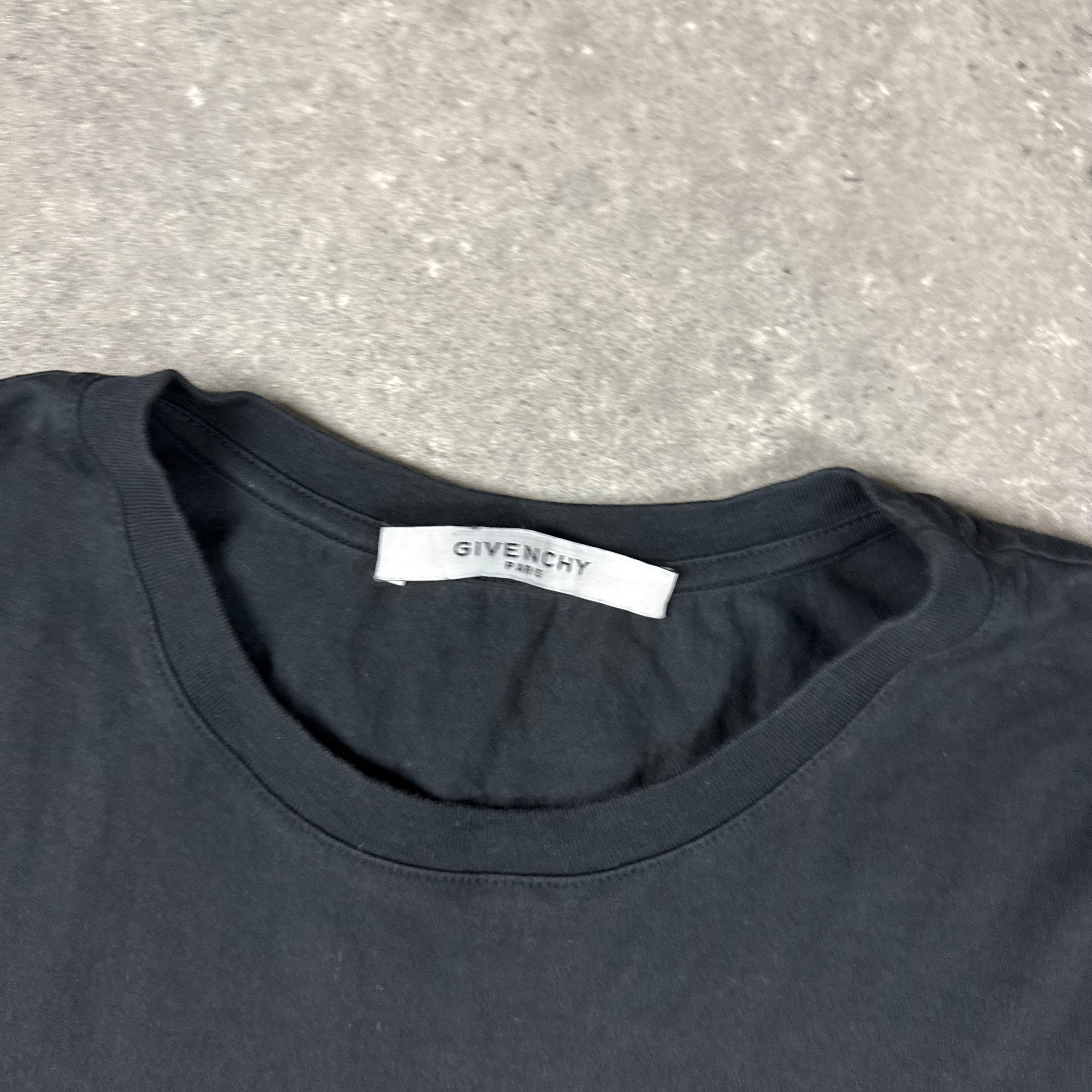 GIVENCHY PARIS T-SHIRT BLACK - (L)