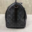 LOUIS VUITTON KEEPALL 45 DUFFLE BAG - BLACK ECLIPSE