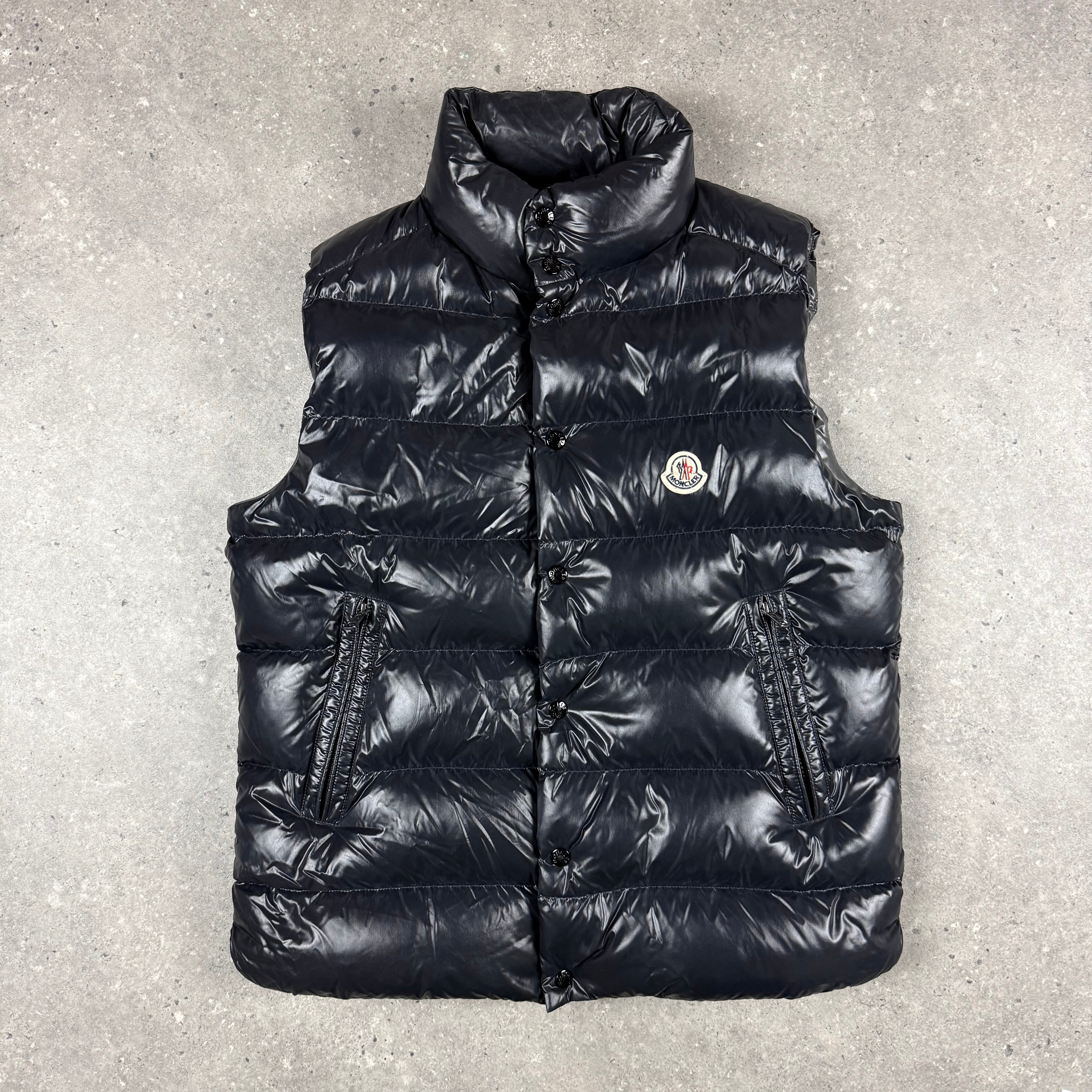 MONCLER TIBB GILET BLACK - 3 (M)