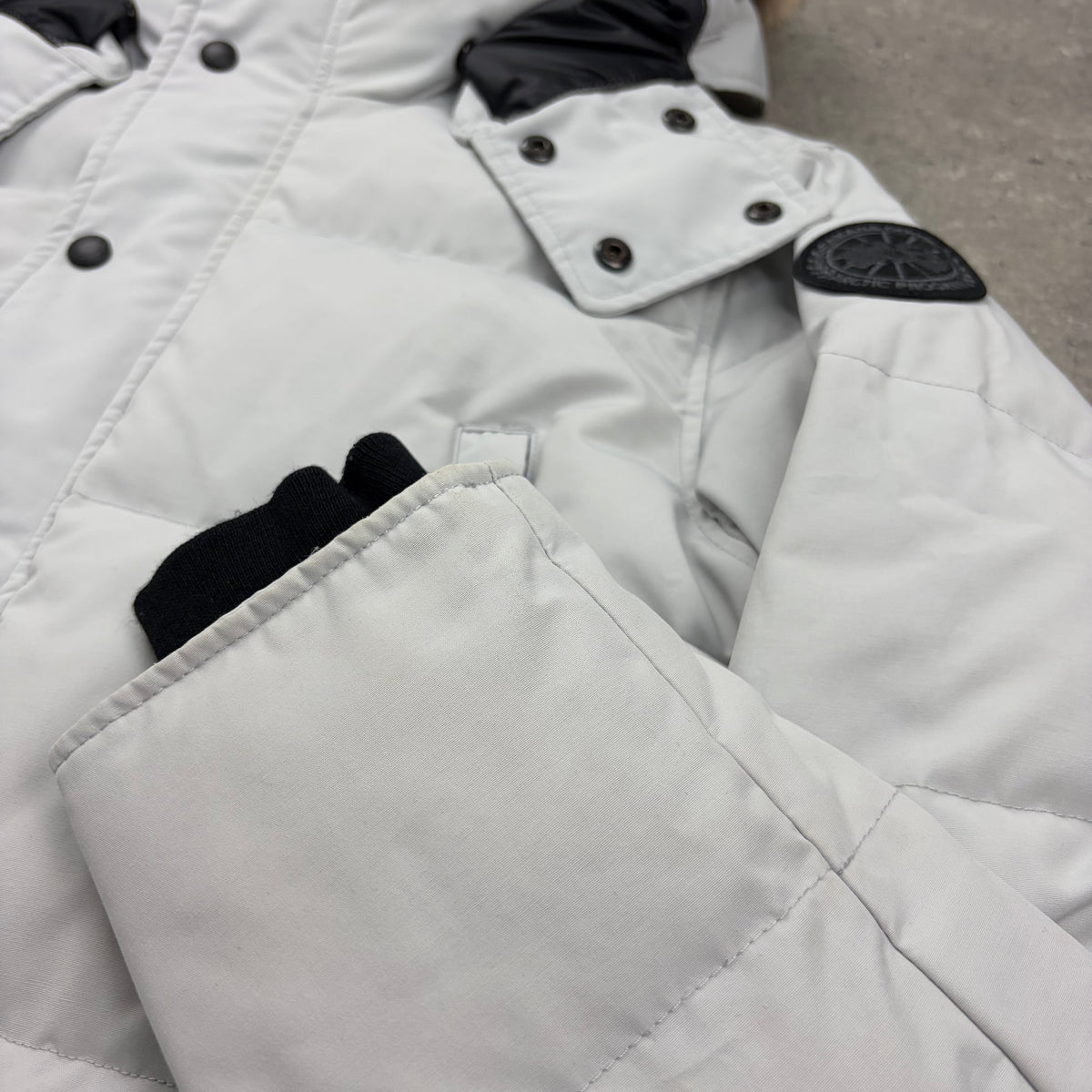 CANADA GOOSE WYNDHAM PARKA SILVER BIRCH - (S)