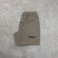 ESSENTIALS SS25 SHORTS - HEATHER GREY