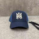 AMIRI MA LOGO TRUCKER CAP - NAVY