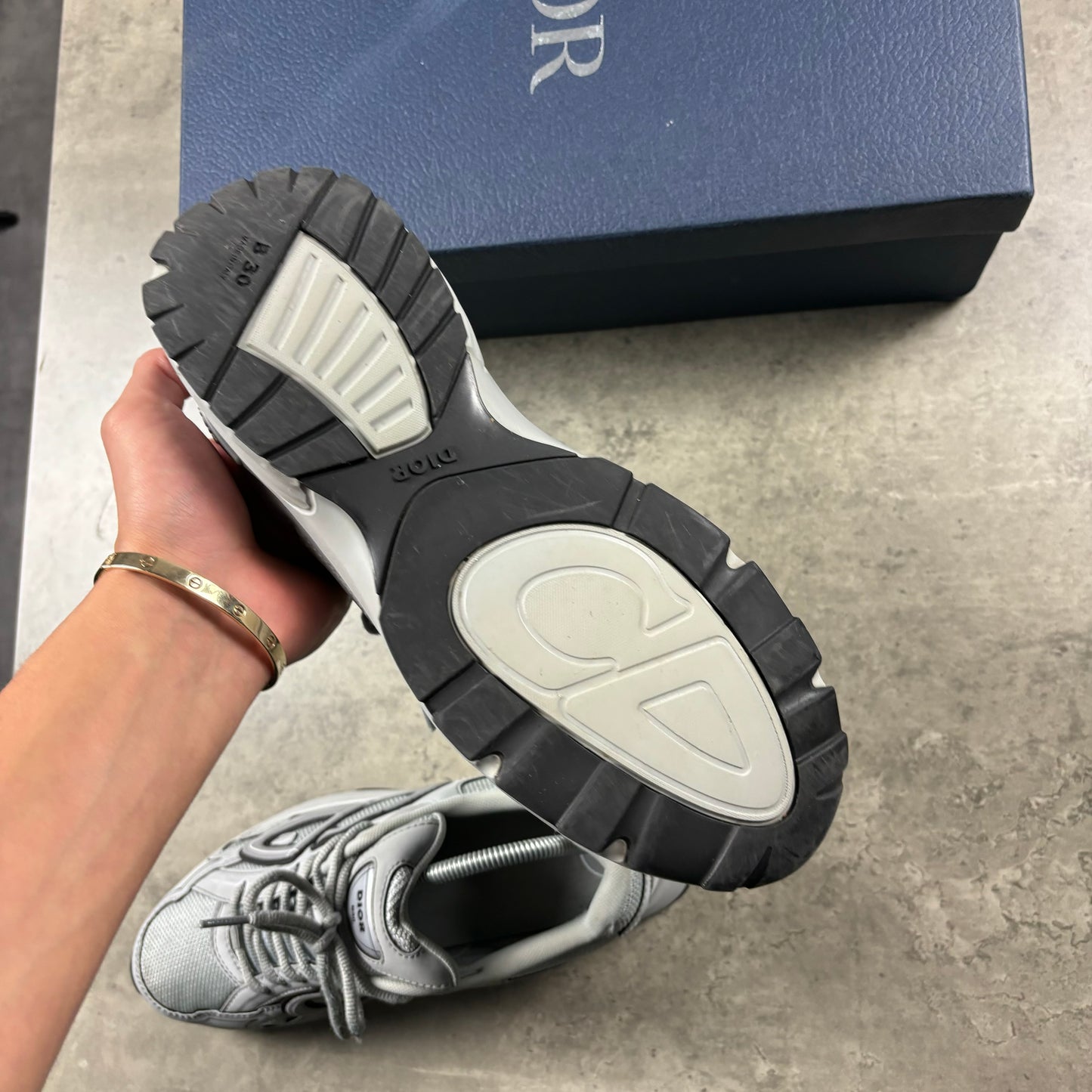 DIOR B30 TRAINERS - GREY (FITS 8-9)