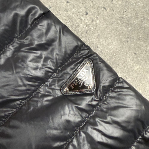 PRADA NYLON JACKET BLACK - 48 (S/M)