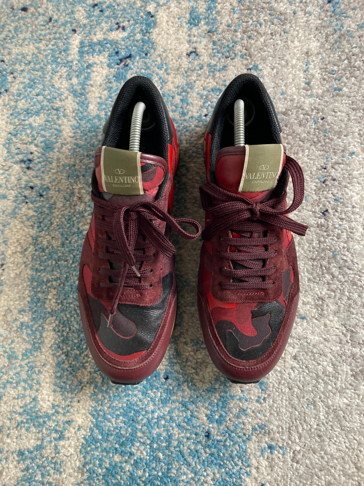 VALENTINO ROCKRUNNERS RED/BLACK (FITS 8/9)