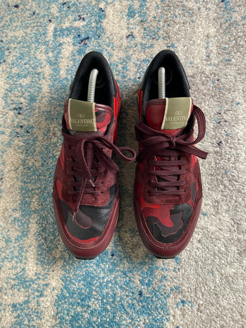 VALENTINO ROCKRUNNERS RED/BLACK (FITS 8/9)